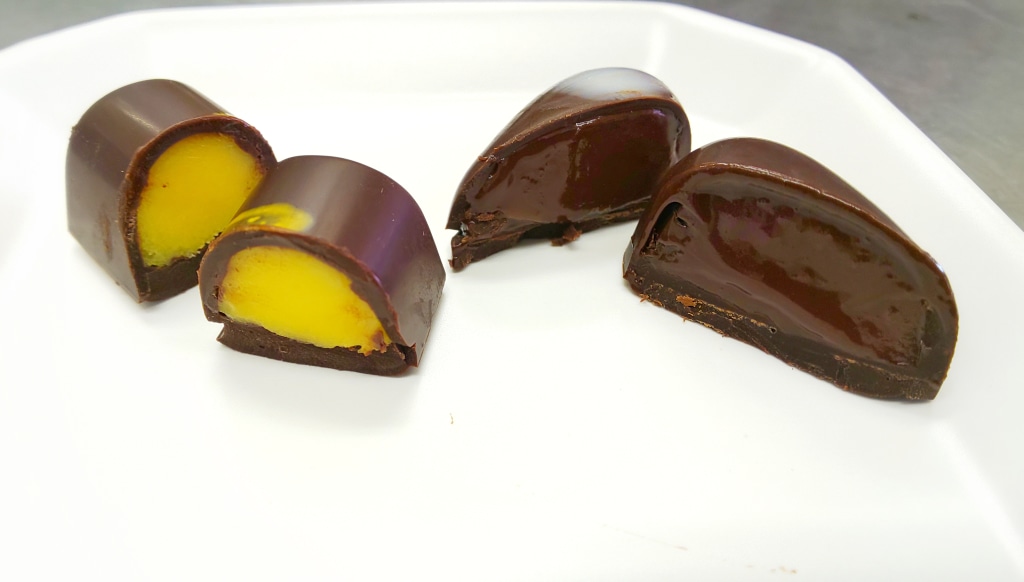 秋の素材で期間限定チョコレート　がんね栗とパンプキンのチョコ...