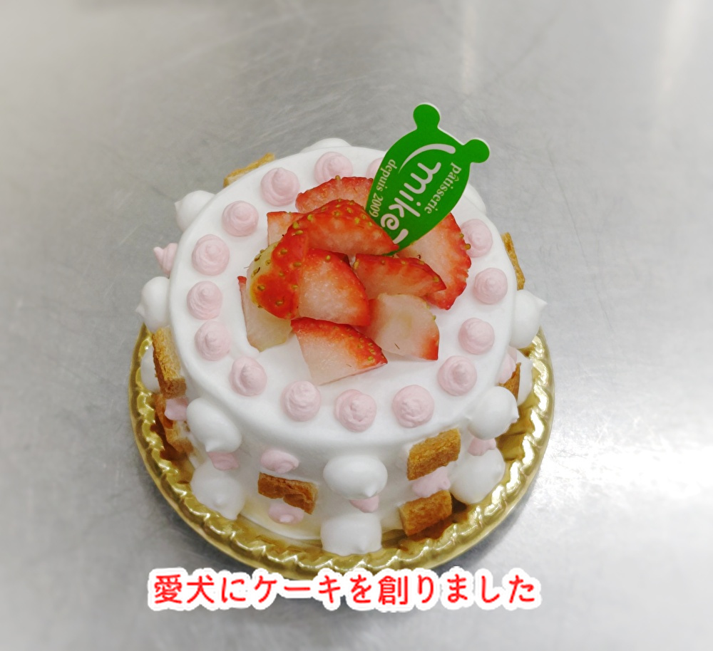 小さな幸せを最も大切に！愛犬用の誕生日ケーキお創りします...