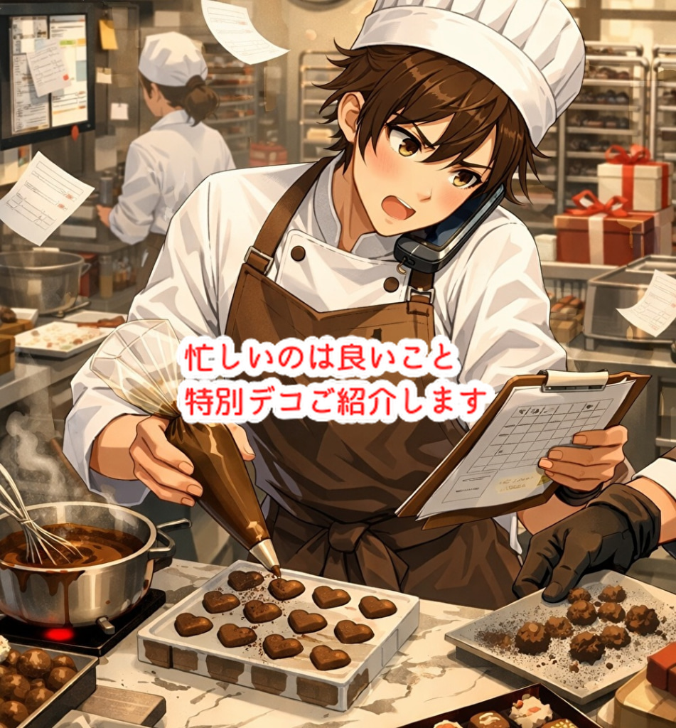 この時期ショコラティエは忙しい！特別デコレーションケーキ３品ご紹介...