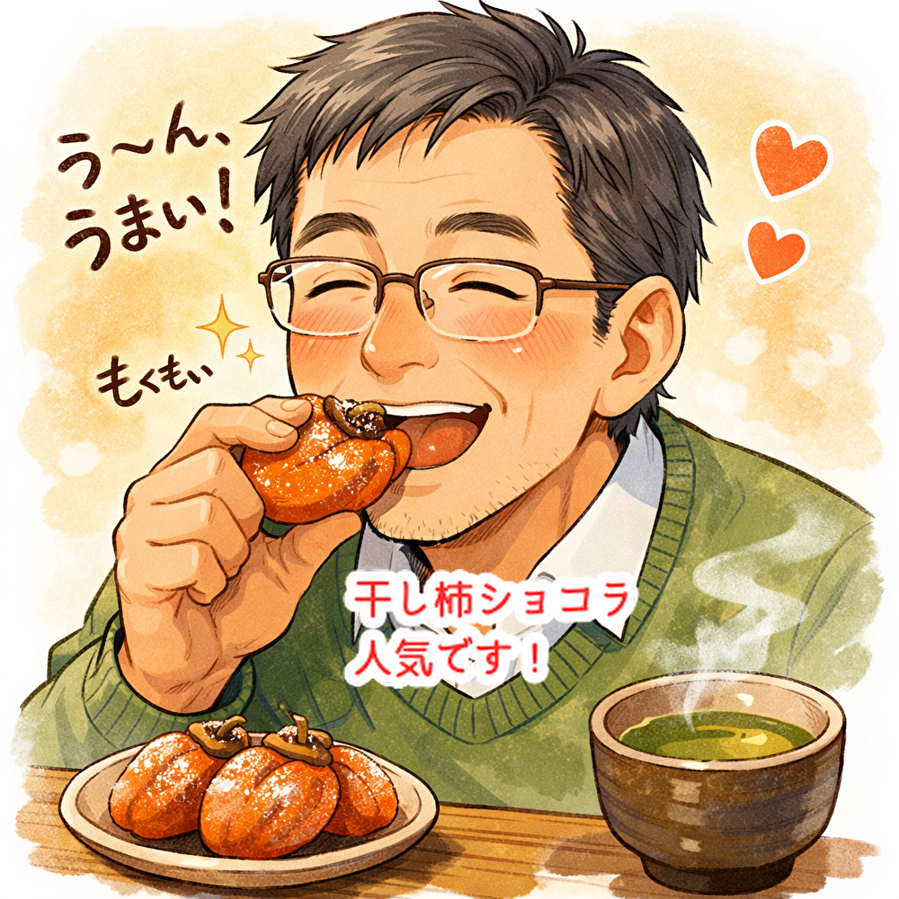 干し柿のチョコレートはなぜこんなに美味しいの？２種類の変化も楽しんで！...