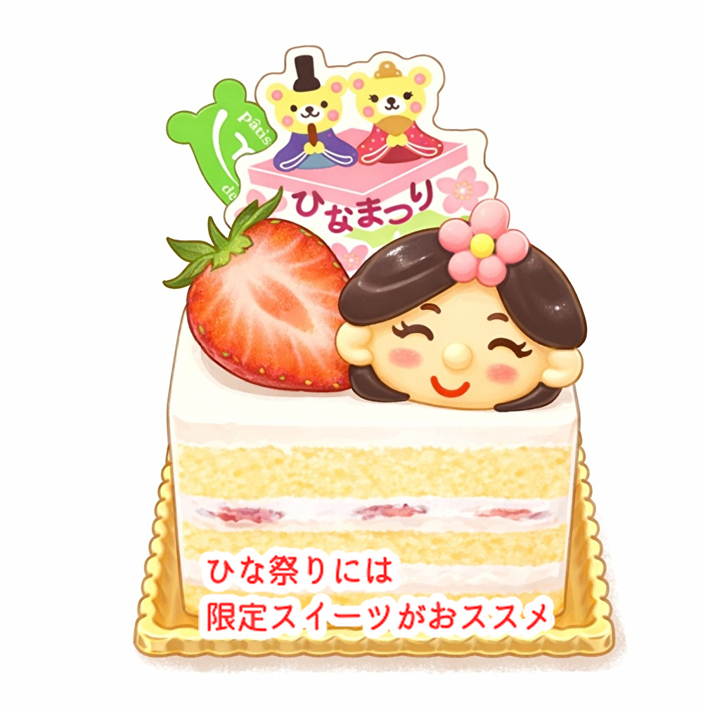 あの番組観られましたか？ひな祭りにはケーキをどうぞ！...