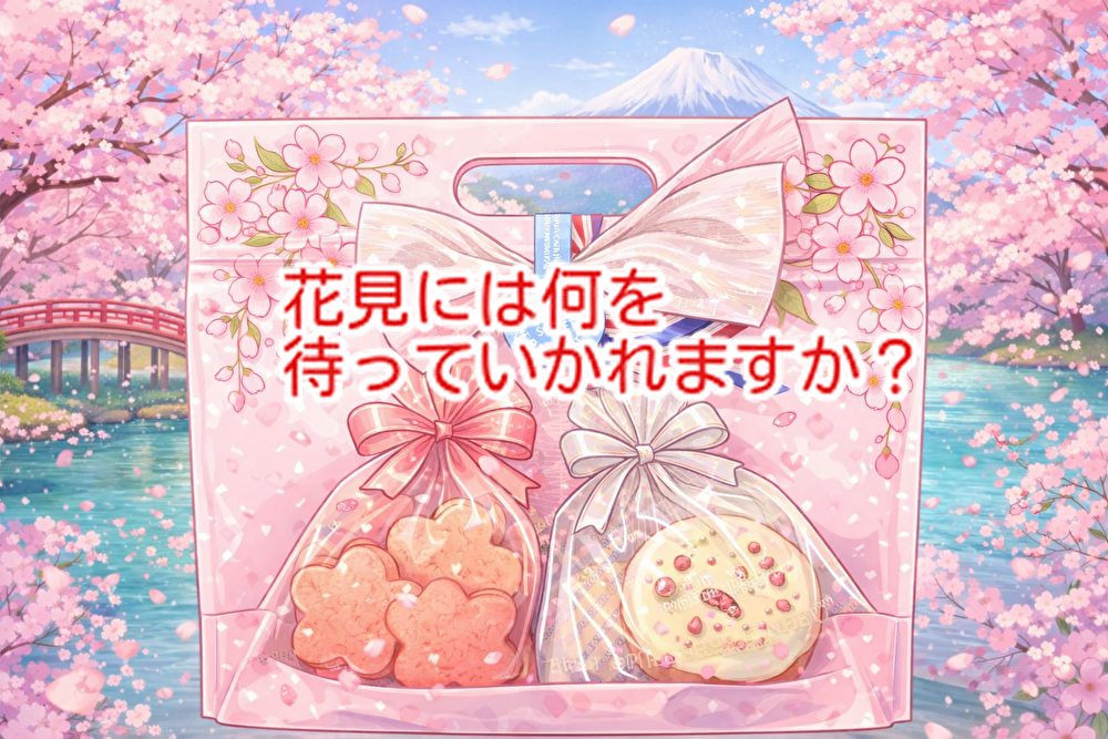 「花冷え」は好きですか？お菓子の桜柄ラッピングがとっても人気です！...