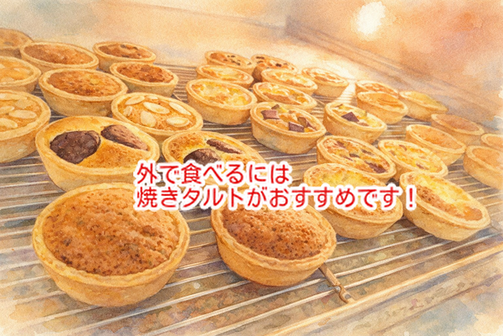 散り際の桜はしんみりします。花見にはmikeの焼きタルトがお勧め！...