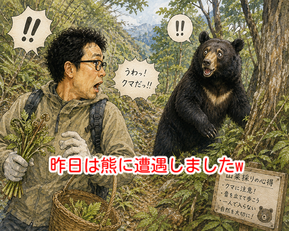 洋菓子大会で熊に遭遇！ケーキの美味しさにもう一口の繰り返し...
