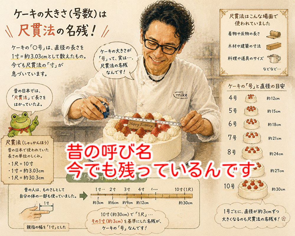 計り知れない数字！洋菓子店でも未だに残っている呼び名です...