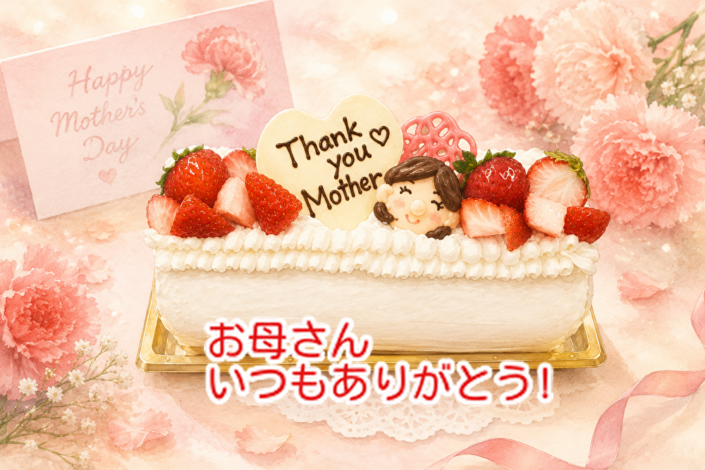 母に感謝！mikeではケーキにチョコにかき氷あなたは何を贈られますか？...