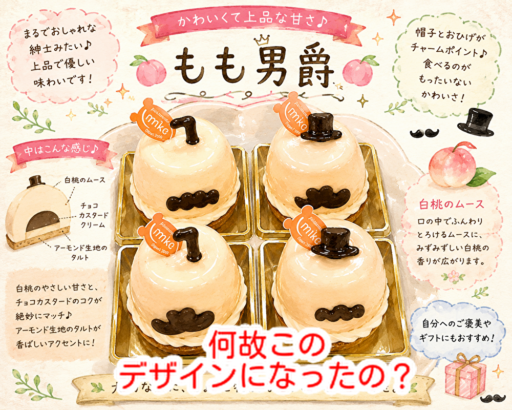 台風が過ぎると桃の時期に入るかな？インパクトのあるケーキ今年も仲間入り...